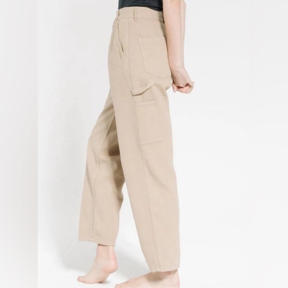 Thrills Carpenter Utility Washed Tan Khaki Pants - Picture 3 of 8